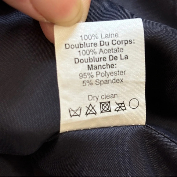 J. Crew Royal Blue Wool Original Schoolboy Blazer Sz 0 Gold Buttons - Picture 7 of 9